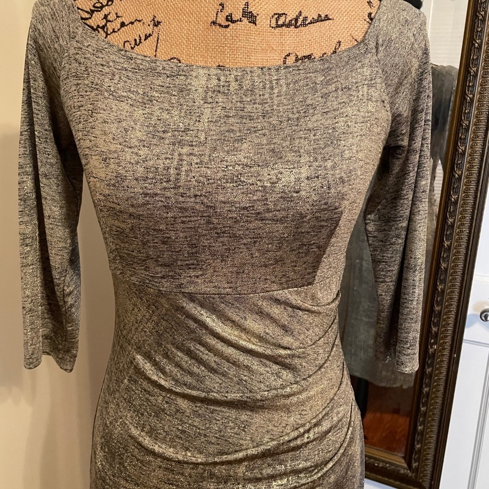 Vince Cumoto gold dress. Size 6.